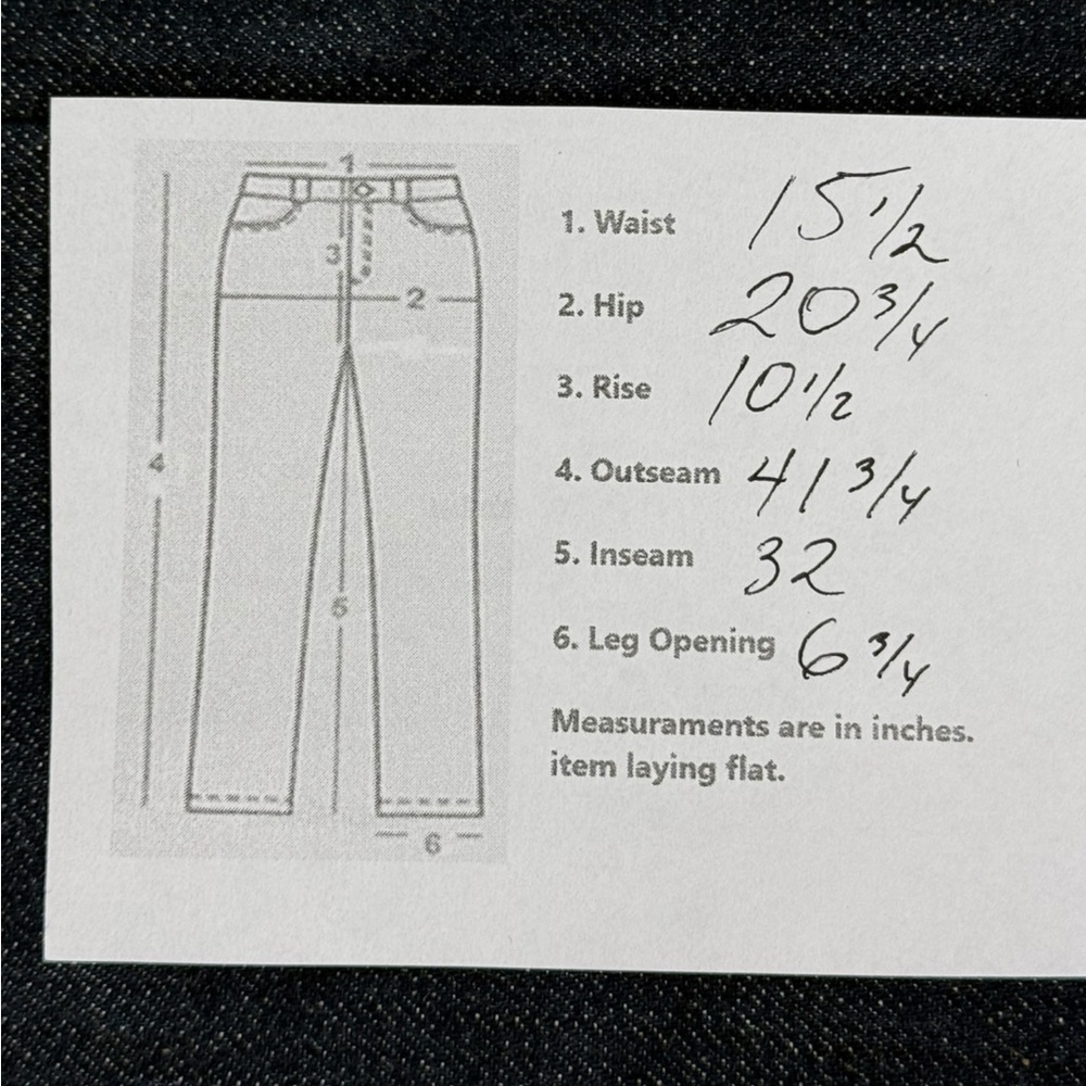 GAP 1969 Mens 31 X 32 Slim Straight Japanese Selvedge Denim Resin Rinse Cotton - Picture 7 of 16